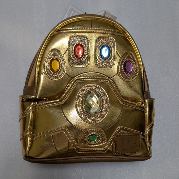 Marvel Handbags - NWT Loungefly Marvel Thanos Infinity Stones Backpack